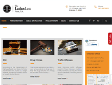 Tablet Screenshot of ladanlaw.com